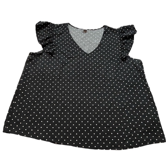 Old Navy Tops - Old Navy | black and white polka dot blouse